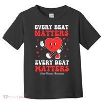 Every Beat Matters Heart Disease Awareness Toddler T-Shirt thumb 0