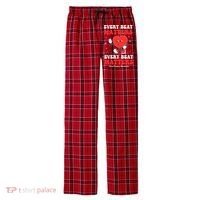 Every Beat Matters Heart Disease Awareness Men's Flannel Plaid Pajama Pants thumb 0
