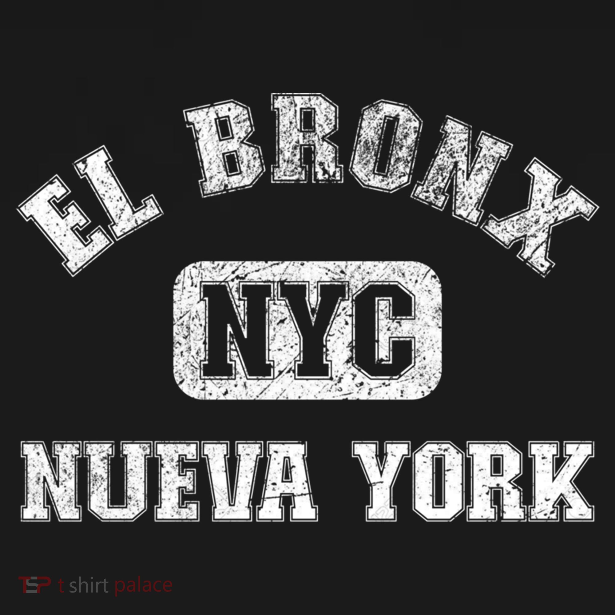El Bronx Nueva York Nyc Gym Style Distressed Great Gift Women's Hoodie
