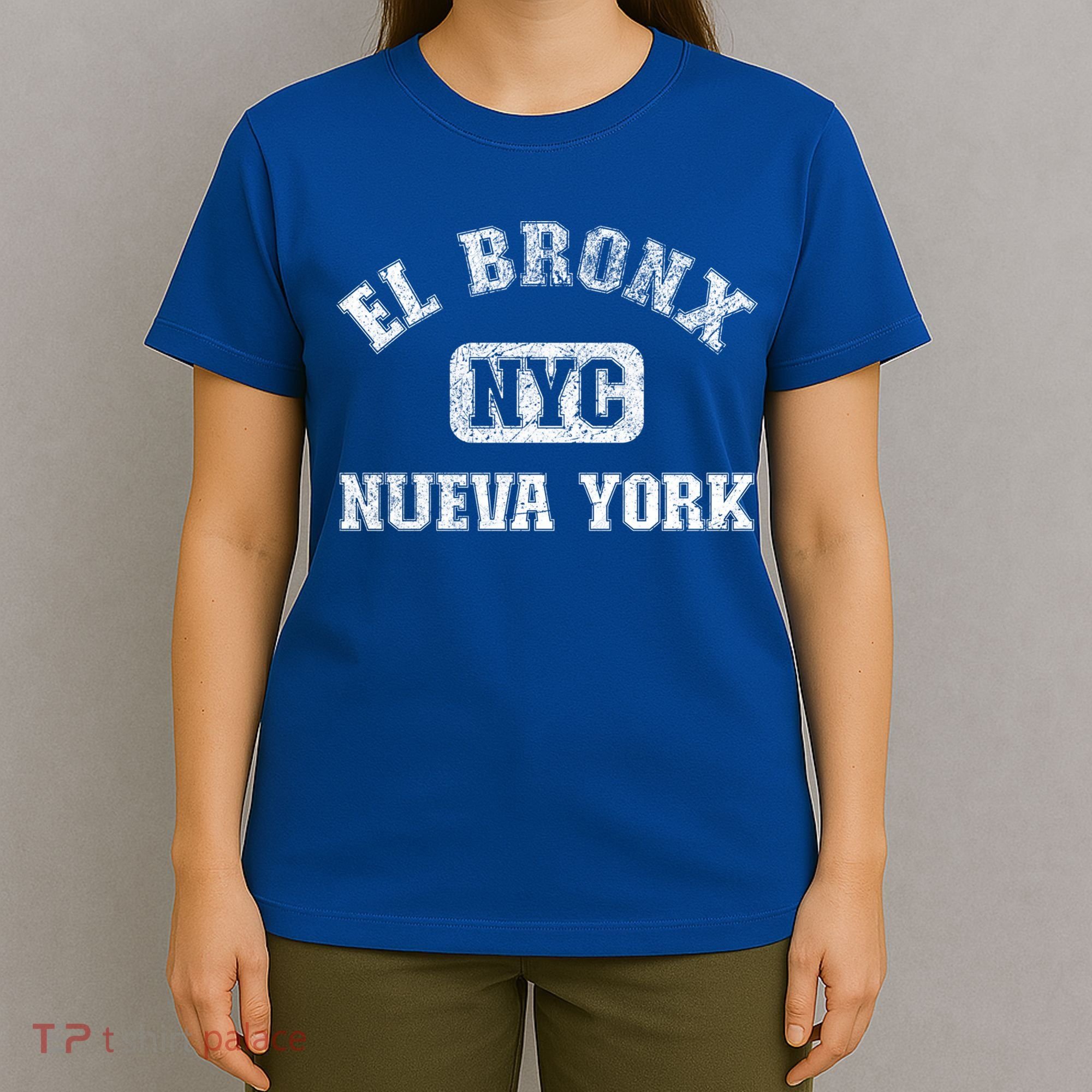 El Bronx Nueva York Nyc Gym Style Distressed Great Gift T-Shirt