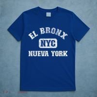 El Bronx Nueva York Nyc Gym Style Distressed Great Gift T-Shirt thumb 5