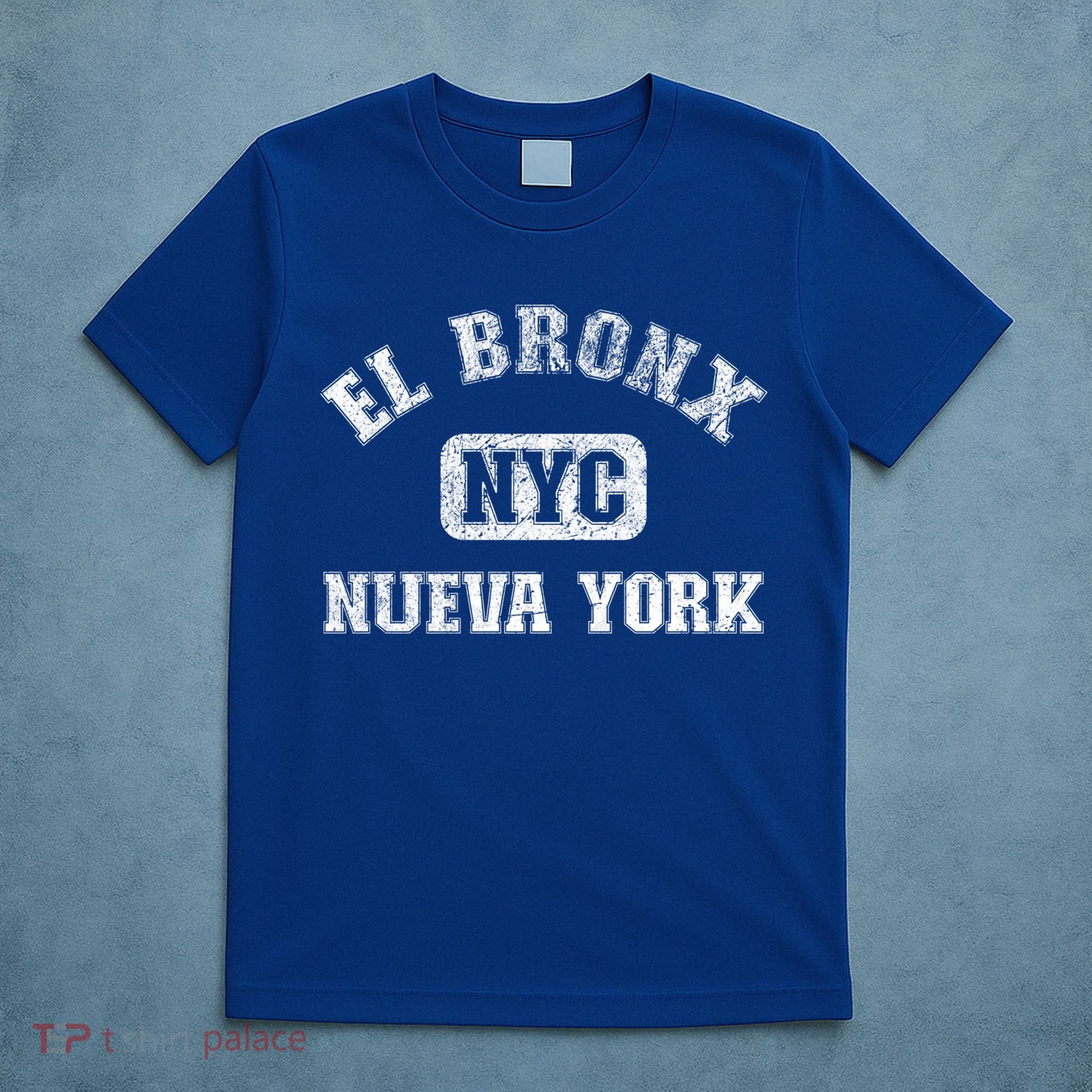 El Bronx Nueva York Nyc Gym Style Distressed Great Gift T-Shirt