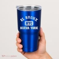 El Bronx Nueva York Nyc Gym Style Distressed Great Gift Tumbler thumb 2