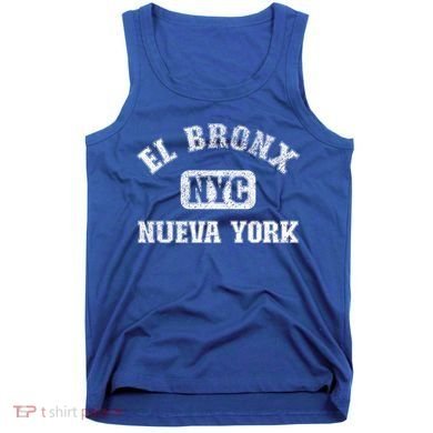 El Bronx Nueva York Nyc Gym Style Distressed Great Gift Tank Top