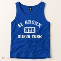 El Bronx Nueva York Nyc Gym Style Distressed Great Gift Tank Top thumb 2
