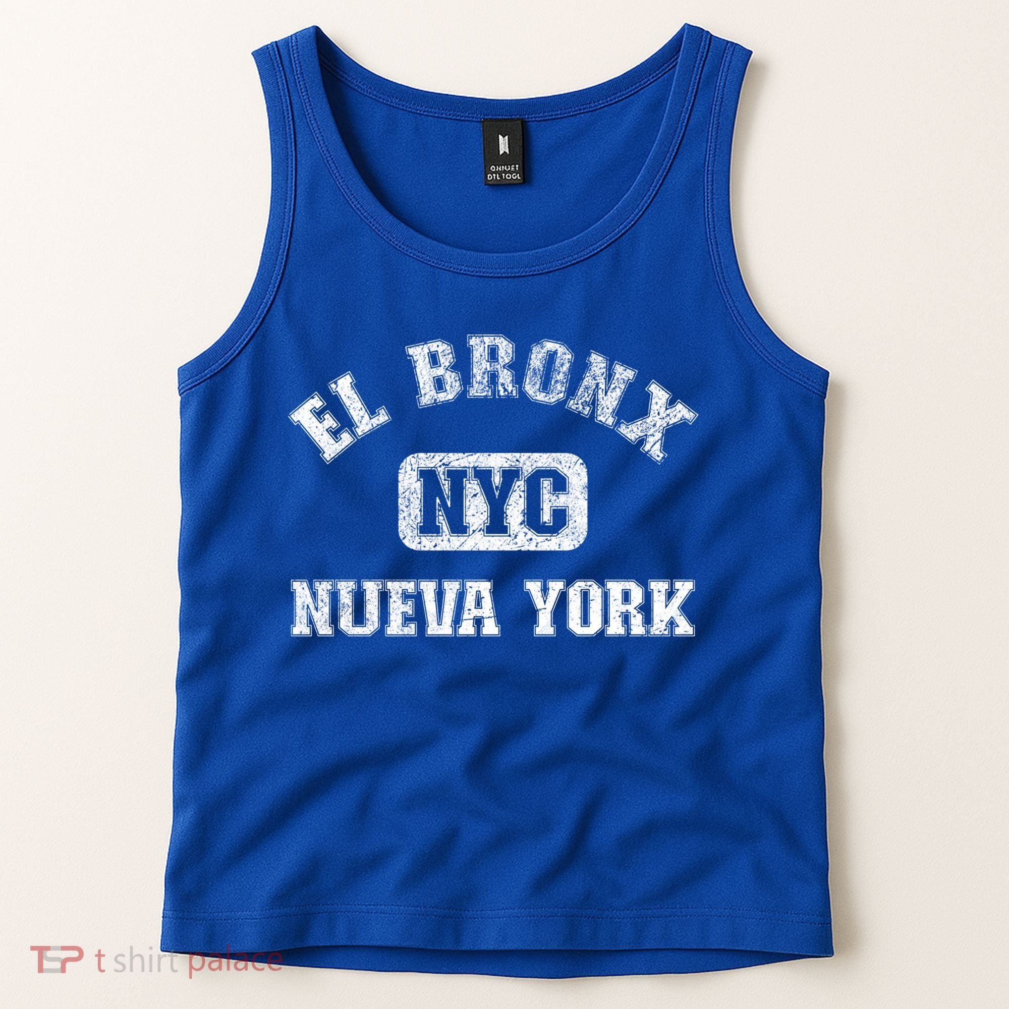 El Bronx Nueva York Nyc Gym Style Distressed Great Gift Tank Top