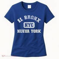 El Bronx Nueva York Nyc Gym Style Distressed Great Gift Women's T-Shirt thumb 0