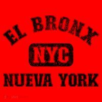 El Bronx Nueva York Nyc Gym Style Distressed Great Gift Santa Hat thumb 1