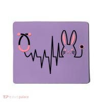 Easter Bunny Nurse Doctor Stethoscope Heartbeat Mousepad thumb 0