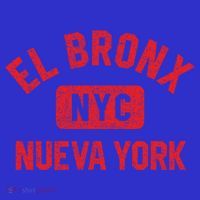El Bronx Nueva York Nyc Gym Style Distressed Red Print Gift T-Shirt thumb 7