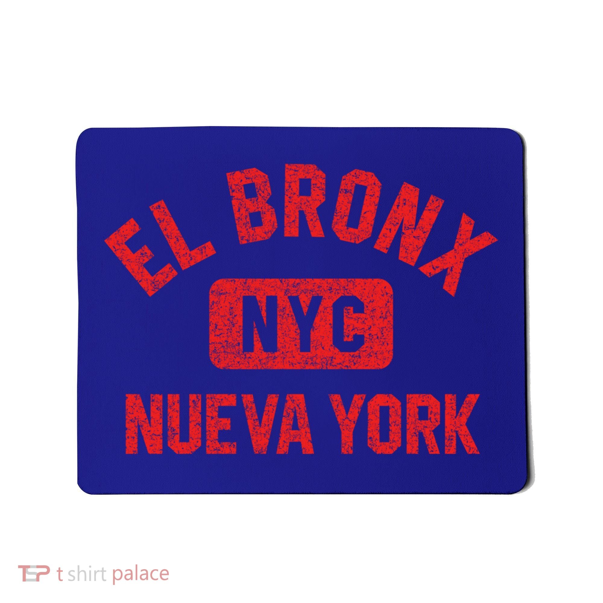 El Bronx Nueva York Nyc Gym Style Distressed Red Print Gift Mousepad