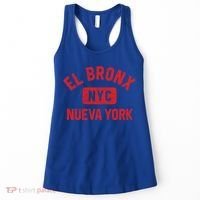 El Bronx Nueva York Nyc Gym Style Distressed Red Print Gift Women's Tank Top thumb 0