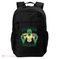 Eat Burger Not Brain Funny Zombie Backpack thumb 0