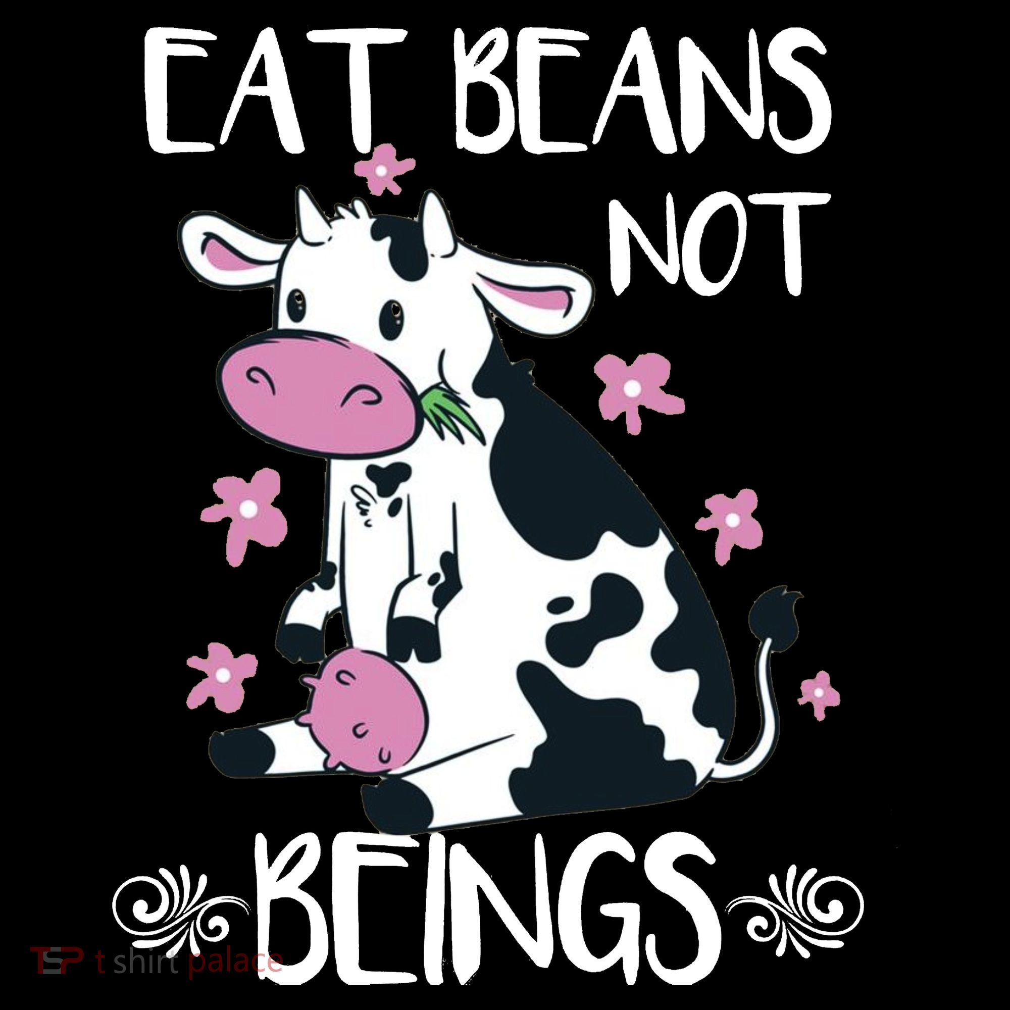 Eat Beans Not Beings Funny Cow Vegan Plant Based Coffee Mug