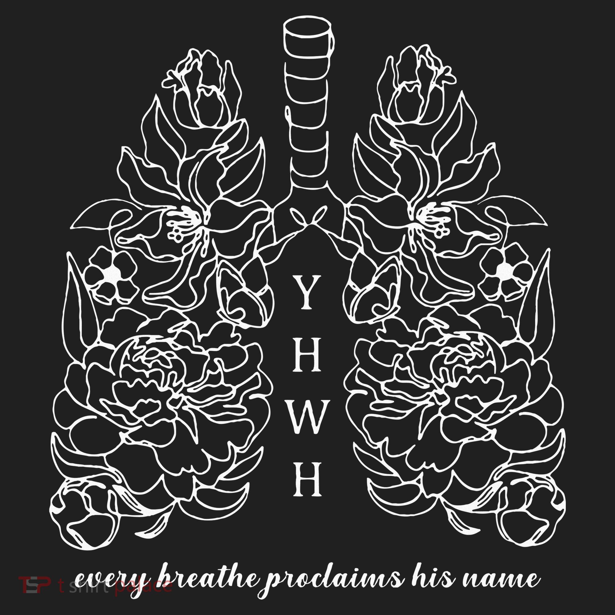 Every Breathe Proclaims His Name Yhwh Floral Lung Hat