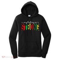 Empowering Black Power My History Is Strong Women's Hoodie thumb 0