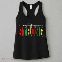 Empowering Black Power My History Is Strong Women's Tank Top thumb 3
