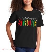 Empowering Black Power My History Is Strong Kids T-Shirt thumb 2