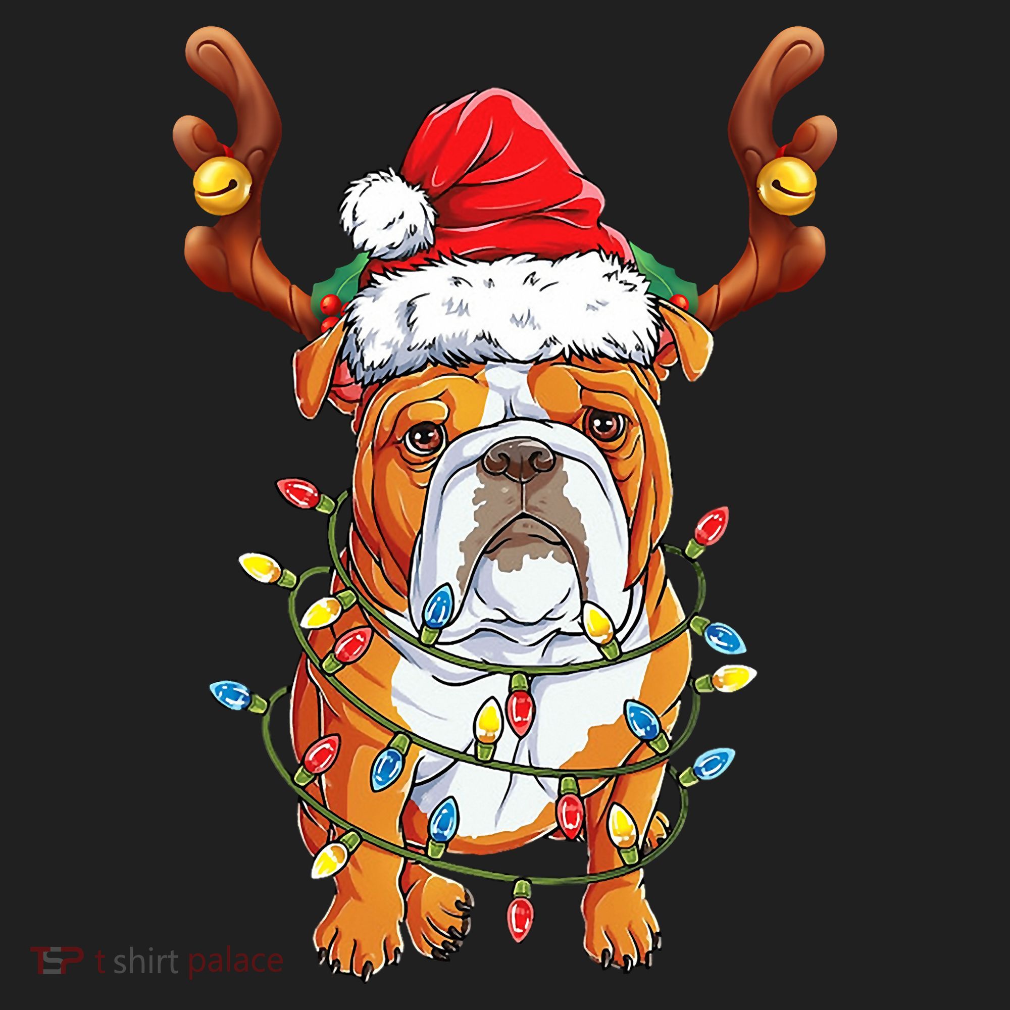 English Bulldog Reindeer Funny Christmas Essential Women's Sweatshirt