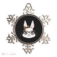 Easter Bunny Rabbit With Leopard Glasses Gift Ornament thumb 0