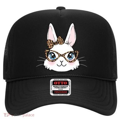 Easter Bunny Rabbit With Leopard Glasses Gift Hat