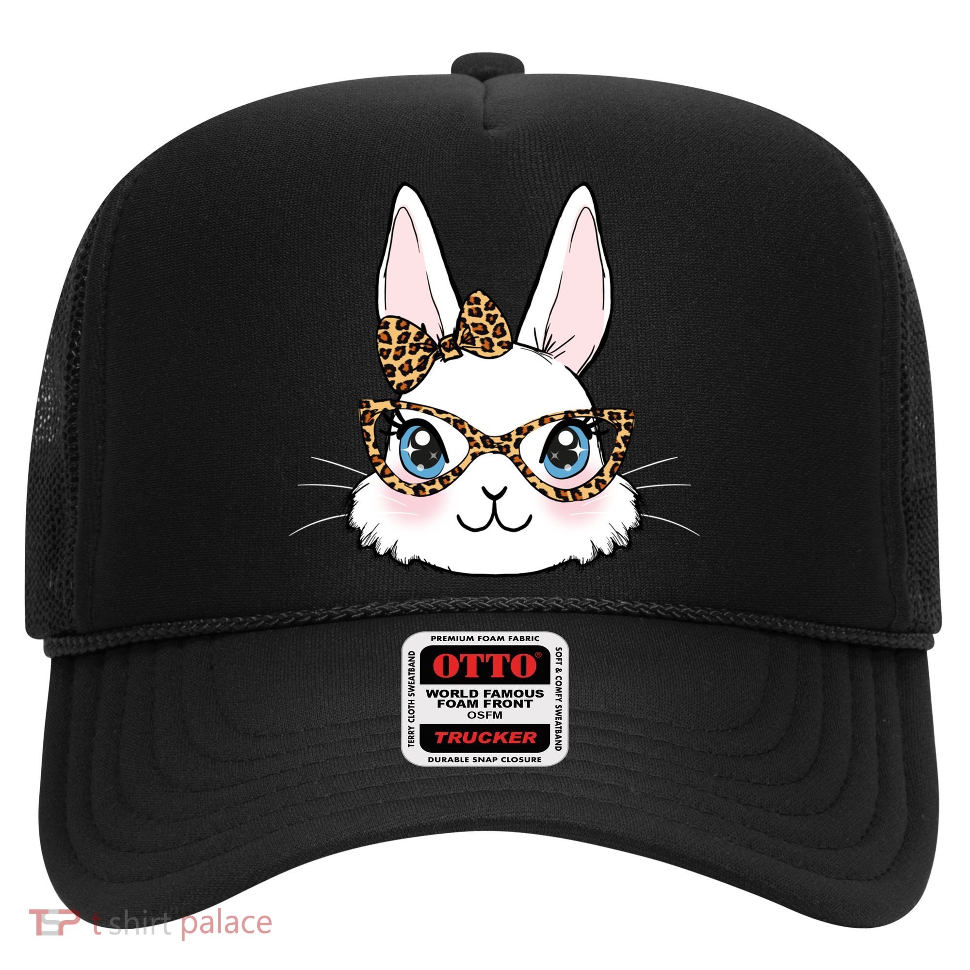 Easter Bunny Rabbit With Leopard Glasses Gift Hat