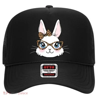 Easter Bunny Rabbit With Leopard Glasses Gift Hat