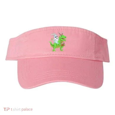Easter Bunny Riding Dinosaur T Rex Easter Visor