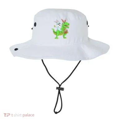 Easter Bunny Riding Dinosaur T Rex Easter Bucket Hat
