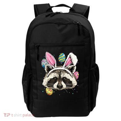 Easter Bunny Raccoon Lover Funny Easter Raccoon Backpack