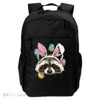 Easter Bunny Raccoon Lover Funny Easter Raccoon Backpack thumb 0