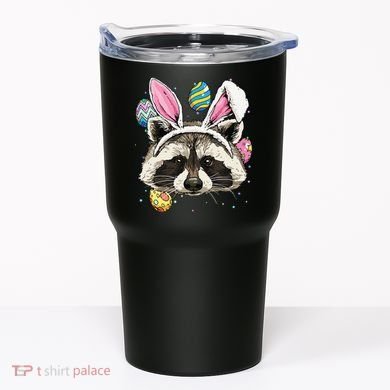 Easter Bunny Raccoon Lover Funny Easter Raccoon Tumbler