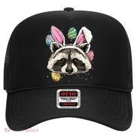 Easter Bunny Raccoon Lover Funny Easter Raccoon Hat thumb 0