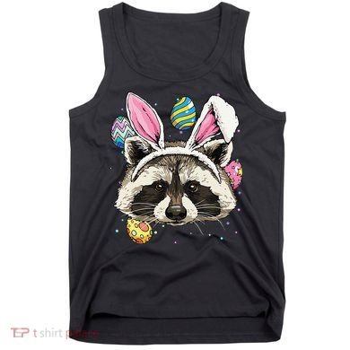 Easter Bunny Raccoon Lover Funny Easter Raccoon Tank Top
