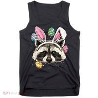 Easter Bunny Raccoon Lover Funny Easter Raccoon Tank Top thumb 0