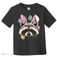 Easter Bunny Raccoon Lover Funny Easter Raccoon Toddler T-Shirt thumb 0