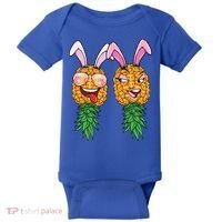 Easter Bunny Swinger Couple Upside Down Pineapple Gift Baby Bodysuit thumb 0