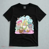 Easter Bunny Spring Gnome Egg Hunt Cute Basket T-Shirt thumb 5