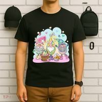 Easter Bunny Spring Gnome Egg Hunt Cute Basket T-Shirt thumb 6