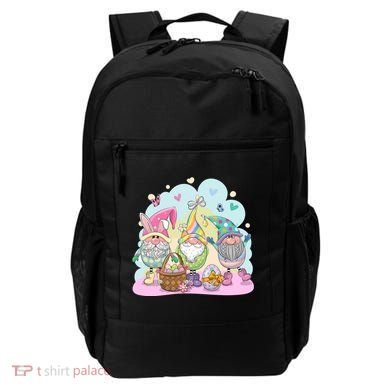 Easter Bunny Spring Gnome Egg Hunt Cute Basket Backpack
