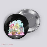 Easter Bunny Spring Gnome Egg Hunt Cute Basket Button thumb 0