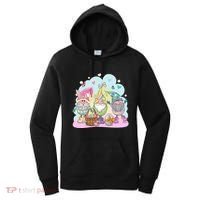 Easter Bunny Spring Gnome Egg Hunt Cute Basket Women's Hoodie thumb 0