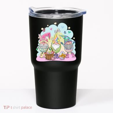 Easter Bunny Spring Gnome Egg Hunt Cute Basket Tumbler
