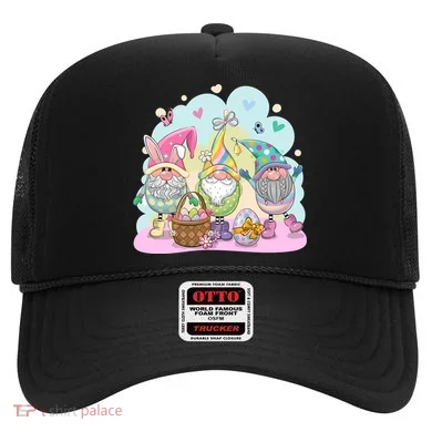 Easter Bunny Spring Gnome Egg Hunt Cute Basket Hat