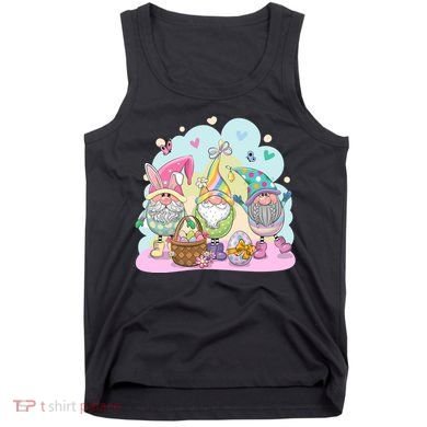 Easter Bunny Spring Gnome Egg Hunt Cute Basket Tank Top