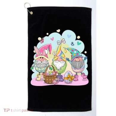 Easter Bunny Spring Gnome Egg Hunt Cute Basket Golf Towel