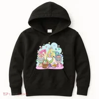 Easter Bunny Spring Gnome Egg Hunt Cute Basket Kids Hoodie thumb 0