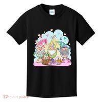 Easter Bunny Spring Gnome Egg Hunt Cute Basket Kids T-Shirt thumb 0