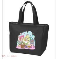 Easter Bunny Spring Gnome Egg Hunt Cute Basket Tote Bag thumb 3