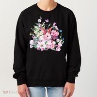 Easter Bunny Spring Flower Women's Sweatshirt thumb 0